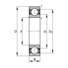 Bearing 635-2RSR FAG