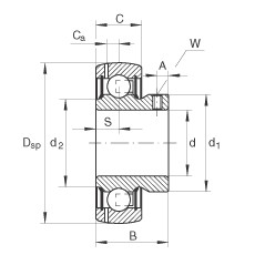 Bearing GAY30-NPP-B INA