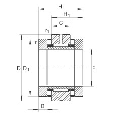 Bearing ZARN45105-TV INA