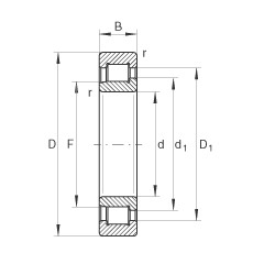 Bearing SL192336-TB INA