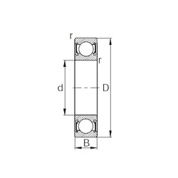 Bearing 6316-2RS CYSD