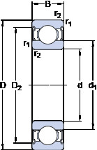 Bearing 634-2Z SKF