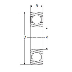 Bearing 61832M SIGMA