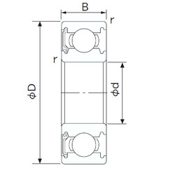 Bearing 6316NSL NACHI