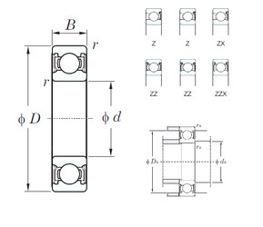 Bearing 6322ZX KOYO