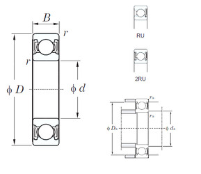 Bearing 6320-2RU KOYO