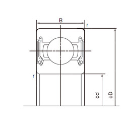 Bearing 6317-2NSL NACHI