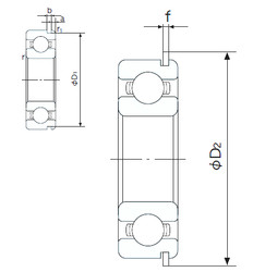 Bearing 6319NR NACHI