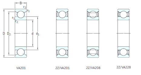 Bearing 6315/VA201 SKF