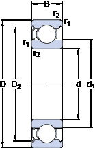 Bearing 6315-Z SKF