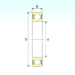 Bearing 61828-2RZ ISB