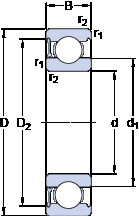 Bearing 634-RZ SKF