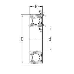 Bearing 61900-2RSR NKE