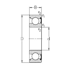 Bearing 6316-RSR NKE