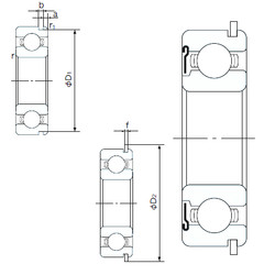 Bearing 6319ZNR NACHI