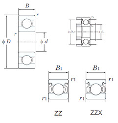 Bearing 633ZZ KOYO