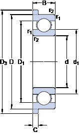 Bearing W 61902 R SKF