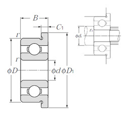 Bearing FL695 NTN