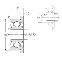 Bearing FL604ZZ NTN