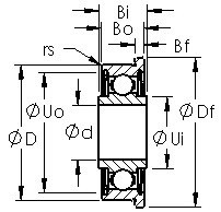 Bearing FRW3ZZ AST