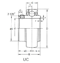 Bearing UC324 CRAFT