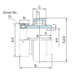 Bearing UG211+ER NACHI