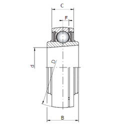 Bearing UK217 CX