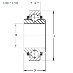 Bearing W208PP10 Timken