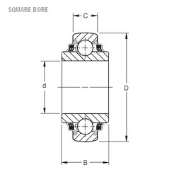 Bearing W208PPB13 Timken