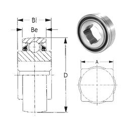 Bearing W208PPB9 CYSD