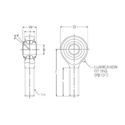 Bearing PBR10EFN NMB