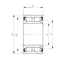 Bearing NAG 4903UU IKO