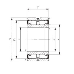 Bearing NAG 4914UU IKO