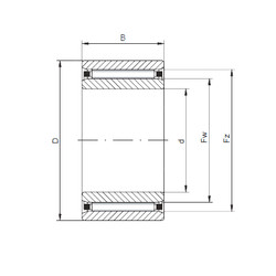 Bearing NAO50x68x20 ISO