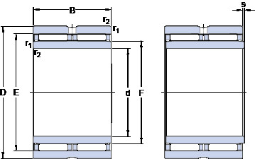 Bearing NAO 25x42x32 SKF