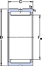 Bearing RNA 69/22 SKF