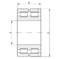 Bearing SL014848 ISO