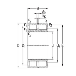 Bearing NNCF5005-V NKE