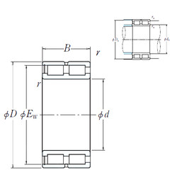 Bearing NNCF4928V NSK