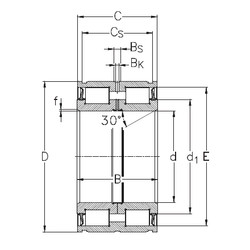 Bearing NNF5017-2LS-V NKE