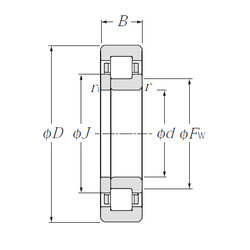 Bearing NUP2236E NTN