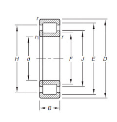 Bearing NUP2205E.TVP Timken