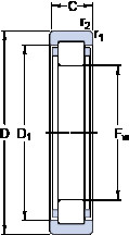 Bearing RNU 212 ECJ SKF