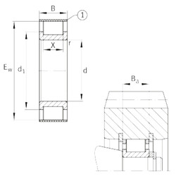 Bearing RSL182210-A INA