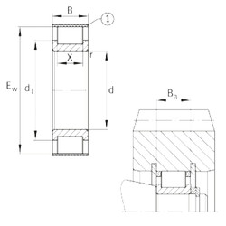 Bearing RSL182311-A INA