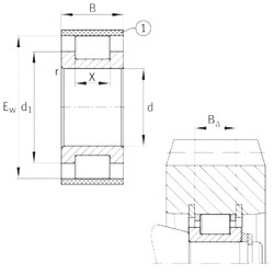 Bearing RSL183016-A INA