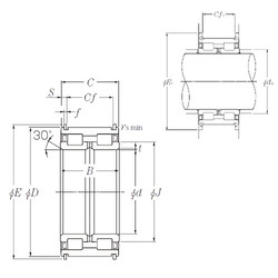 Bearing SL04-5012NR NTN