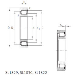 Bearing SL181896-E INA