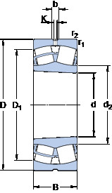 Bearing 23256 CCK/W33 SKF