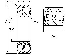 Bearing 23236MB AST